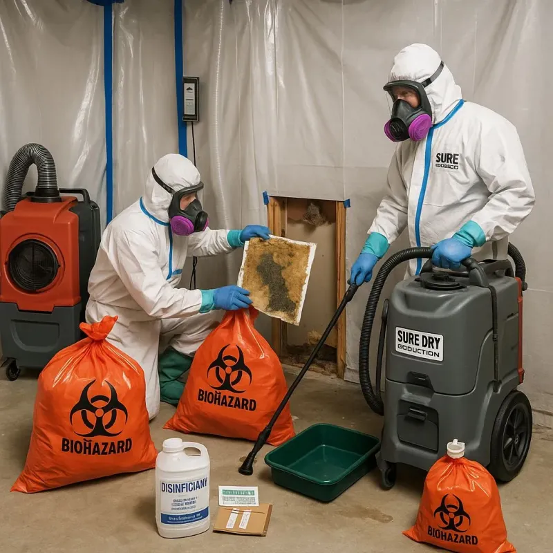 Contaminated Water Handling Protocols process in Church Point, LA